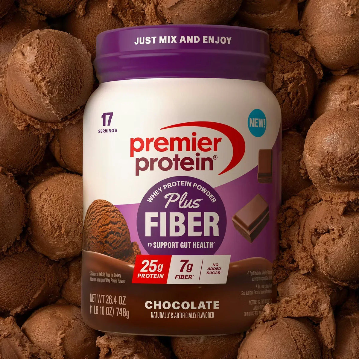 Chocolate Protein Plus Fiber Powder(29 Servings)